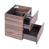 *Clearance* Alles Plus 600mm Wall Hung Vanity Cabinet | Legna Noir Woodgrain |