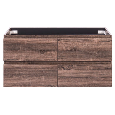 *Clearance* Alles Plus 1200mm Wall Hung Vanity Cabinet | Legna Noir Woodgrain |