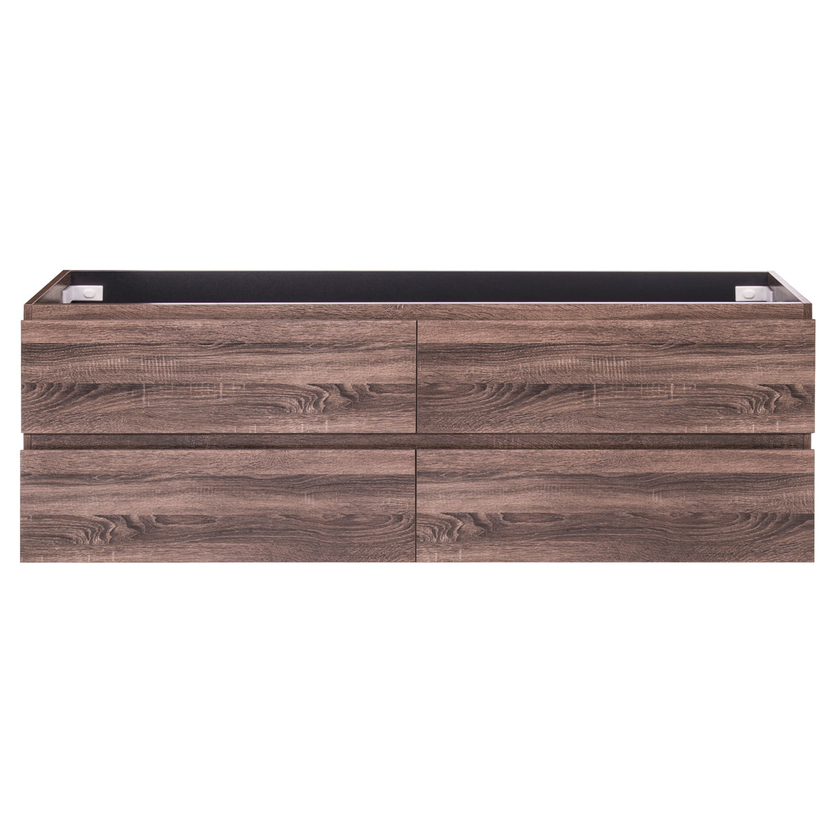 Alles Plus 1800mm Wall Hung Vanity Cabinet | Legna Noir Woodgrain |