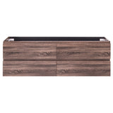 *Clearance* Alles Plus 1800mm Wall Hung Vanity Cabinet | Legna Noir Woodgrain |