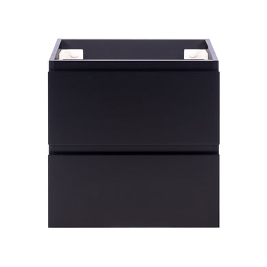 *Clearance* Alles Plus 600mm Wall Hung Vanity Cabinet | Satin Black |