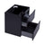 Alles Plus 600mm Wall Hung Vanity Cabinet | Satin Black |