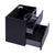 Alles Plus 750mm Wall Hung Vanity Cabinet | Satin Black |