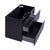 Alles Plus 900mm Wall Hung Vanity Cabinet | Satin Black |