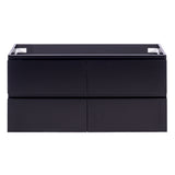 *Clearance* Alles Plus 1200mm Wall Hung Vanity Cabinet | Satin Black |