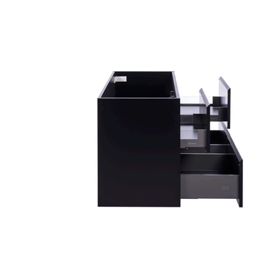 *Clearance* Alles Plus 1200mm Wall Hung Vanity Cabinet | Satin Black |