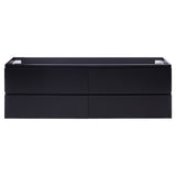 *Clearance* Alles Plus 1800mm Wall Hung Vanity Cabinet | Satin Black |