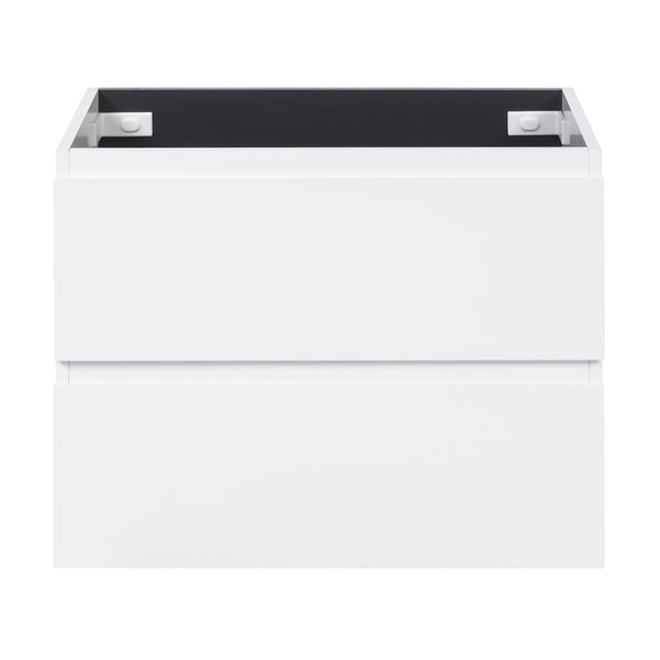 Alles Plus 750mm Wall Hung Vanity Cabinet | Satin White |