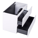 *Clearance* Alles Plus 900mm Wall Hung Vanity Cabinet | Satin White |