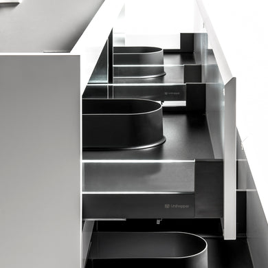 *Clearance* Alles Plus 1800mm Wall Hung Vanity Cabinet | Satin White |