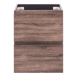 *Clearance* Alles Plus 600mm Floor Standing Vanity Cabinet | Legna Noir Woodgrain |