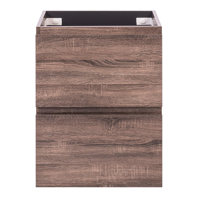 *Clearance* Alles Plus 600mm Floor Standing Vanity Cabinet | Legna Noir Woodgrain |