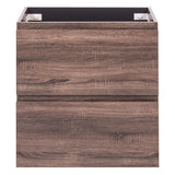 *Clearance* Alles Plus 750mm Floor Standing Vanity Cabinet | Legna Noir Woodgrain |