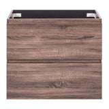 *Clearance* Alles Plus 900mm Floor Standing Vanity Cabinet | Legna Noir Woodgrain |