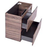 *Clearance* Alles Plus 900mm Floor Standing Vanity Cabinet | Legna Noir Woodgrain |