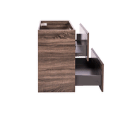 *Clearance* Alles Plus 900mm Floor Standing Vanity Cabinet | Legna Noir Woodgrain |