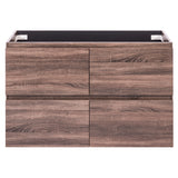 *Clearance* Alles Plus 1200mm Floor Standing Vanity Cabinet | Legna Noir Woodgrain |