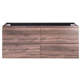 *Clearance* Alles Plus 1800mm Floor Standing Vanity Cabinet | Legna Noir Woodgrain |