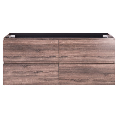 *Clearance* Alles Plus 1800mm Floor Standing Vanity Cabinet | Legna Noir Woodgrain |