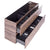 Alles Plus 1800mm Floor Standing Vanity Cabinet | Legna Noir Woodgrain |