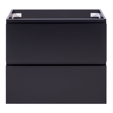 *Clearance* Alles Plus 900mm Floor Standing Vanity Cabinet | Satin Black |