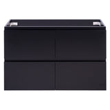 *Clearance* Alles Plus 1200mm Floor Standing Vanity Cabinet | Satin Black |