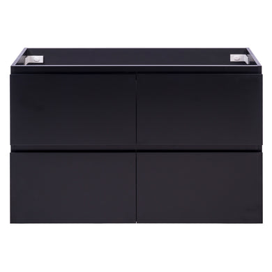 *Clearance* Alles Plus 1200mm Floor Standing Vanity Cabinet | Satin Black |