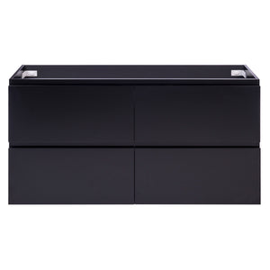*Clearance* Alles Plus 1500mm Floor Standing Vanity Cabinet | Satin Black |