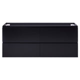 *Clearance* Alles Plus 1800mm Floor Standing Vanity Cabinet | Satin Black |