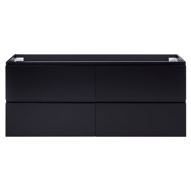 *Clearance* Alles Plus 1800mm Floor Standing Vanity Cabinet | Satin Black |