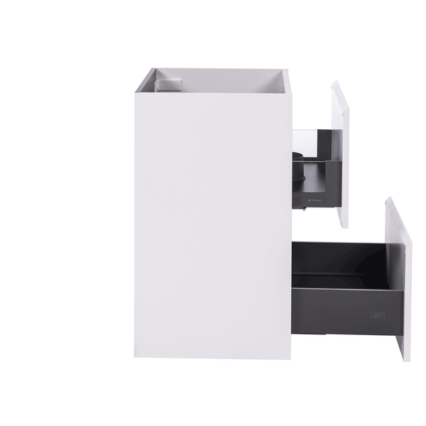 Alles Plus 600mm Floor Standing Vanity Cabinet | Satin White |