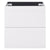 Alles Plus 750mm Floor Standing Vanity Cabinet | Satin White |