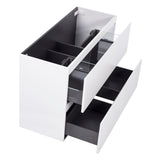 *Clearance* Alles Plus 1200mm Floor Standing Vanity Cabinet | Satin White |