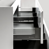 *Clearance* Alles Plus 1200mm Floor Standing Vanity Cabinet | Satin White |