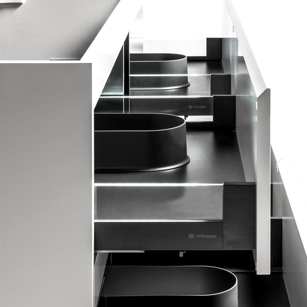 Alles Plus 1500mm Floor Standing Vanity Cabinet | Satin White |
