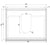 Alles Plus 600mm Floor Standing Vanity Cabinet | Satin Black |