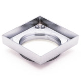 Brass Tile Insert Floor Waste | 90mm Outlet, Polished Chrome