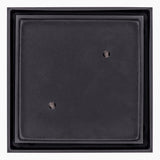 Brass Tile Insert Floor Waste | 90mm Outlet, Matte Black