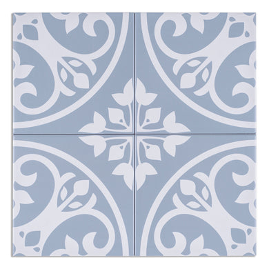 Vinc Radii Light Blue 200 x 200mm Matte