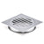 Floor Drain with Classic Insert - Floor Waste | 100mm Outlet, Chrome |