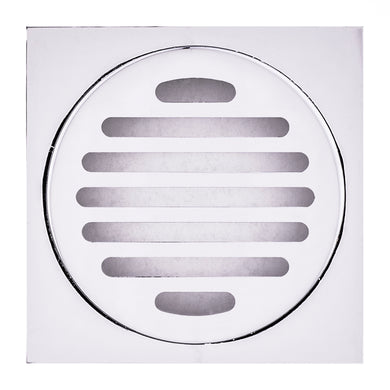 Floor Drain with Classic Insert - Floor Waste | 100mm Outlet, Chrome |