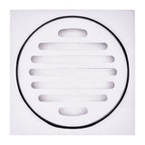 Floor Drain with Classic Insert - Floor Waste | 100mm Outlet, Slim Profile, Chrome |