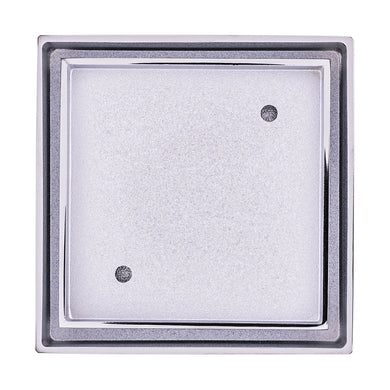 Brass Tile Insert Floor Waste | 50mm Outlet, Polished Chrome