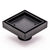Brass Tile Insert Floor Waste | 50mm Outlet, Matte Black