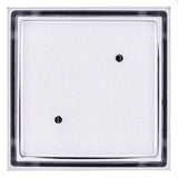 Brass Tile Insert Floor Waste | 75mm Outlet, Polished Chrome