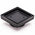 Brass Tile Insert Floor Waste | 75mm Outlet, Matte Black