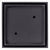 Brass Tile Insert Floor Waste | 75mm Outlet, Matte Black