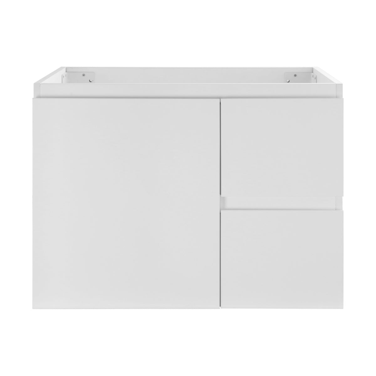 Avisé 750mm Wall Hung Vanity Cabinet with Drawers on the Right Side | Gloss White |