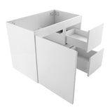 Avisé 750mm Wall Hung Vanity Cabinet with Drawers on the Right Side | Gloss White |