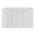 Avisé 900mm Wall Hung Vanity Cabinet with Drawers on the Right Side | Gloss White |